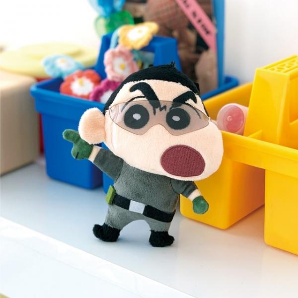 스파이 대작전 인형 가방고리 13cm_스파이 짱구