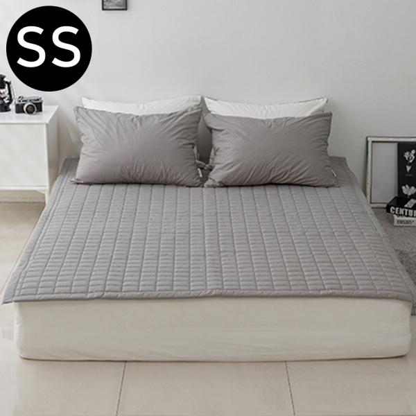 해피니 크림 순면 60수 패드 슈퍼싱글 SS (그레이) (카페트겸용)