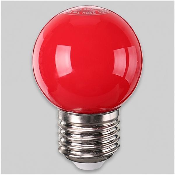 d09 87566 인지구 LED 칼라 1W 레드