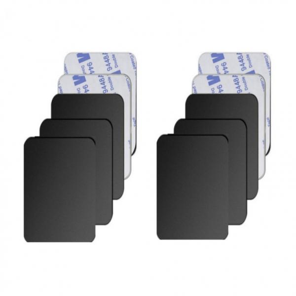 메탈 플레이트 블랙 사각 마그네틱 철판 10pcs