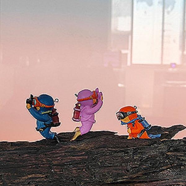 수족관 꾸미기 피규어 1+1