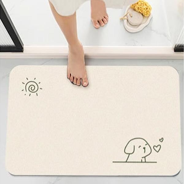 POIPOI 프리미엄 규조토 발매트 빨아쓰는 욕실 주방 현관 논슬립 물흡수 규조토매트 선물