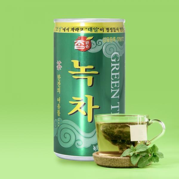 대일 녹차 음료수 175ml x30캔 업소용 미니캔 전통차음료수