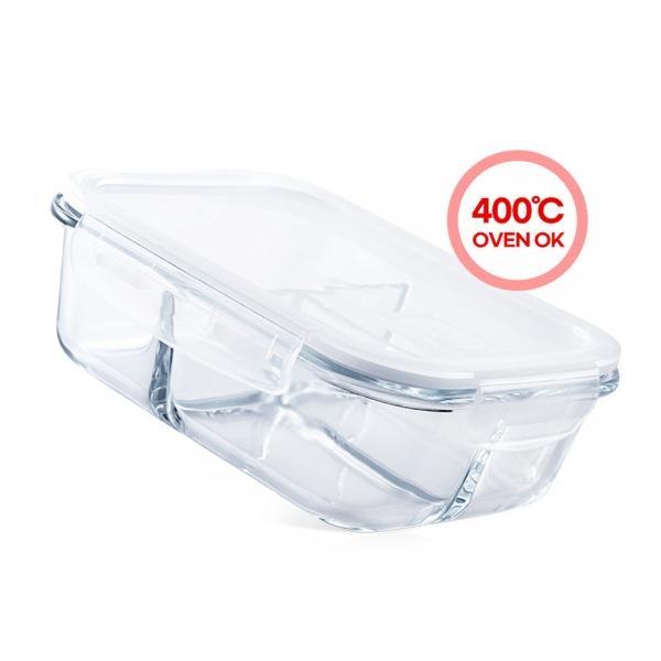 나눔 오븐글라스 내열용기 반찬통 2종세트 답례품 판촉물 냉장고정리