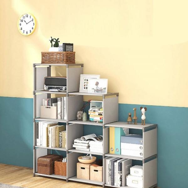 책장 수납장 틈새 옷장 선반 사무실 조립식 미니 2단 4단