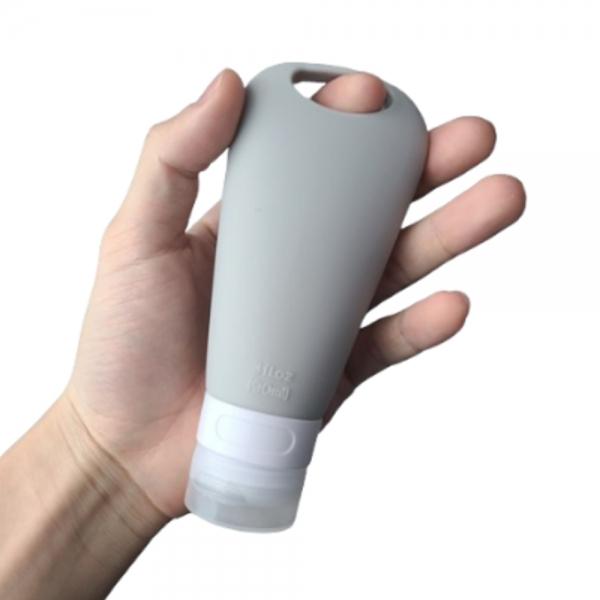 실리콘 공병 소분 튜브용기 고리형 90ml 여행용 샴푸