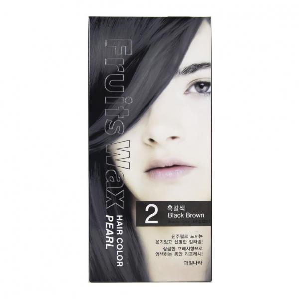과일나라 2 흑갈색 진주펄 염색약