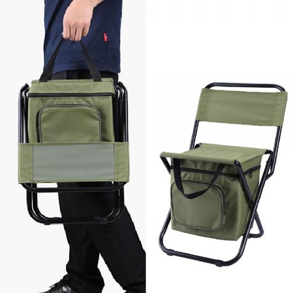 초경량 휴대용 접이식 아이스백 캠핑의자 낚시의자