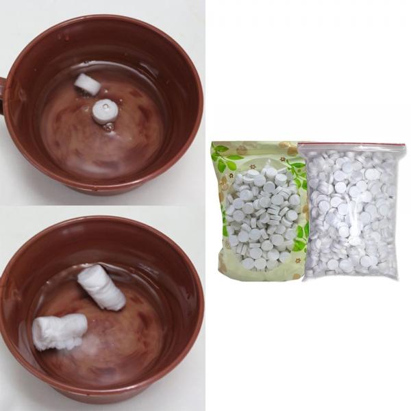 순면타올 아쿠아 코인티슈 500P 일회용 행주 티슈