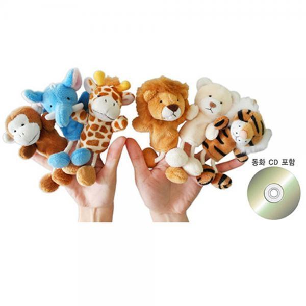52289 손가락인형 야생동물 이야기6종(CD포함)