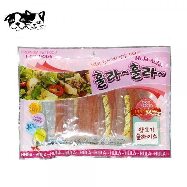 토리 훌라훌라 양고기 슬라이스 300g (강아지 간식)