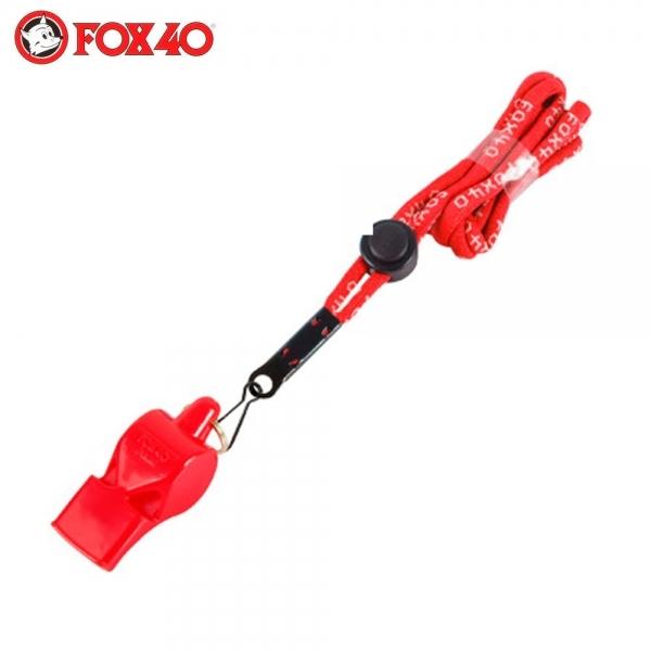 폭스 스포츠호각 호루라기 펄 (줄포함) (레드) (XH261)