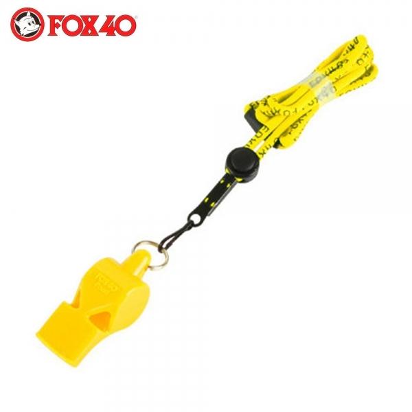 폭스 스포츠호각 호루라기 펄 (줄포함) (옐로우) (XH261)