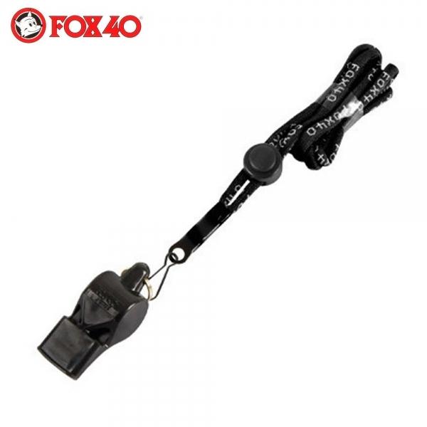 폭스 스포츠호각 호루라기 펄 (줄포함) (블랙) (XH261)