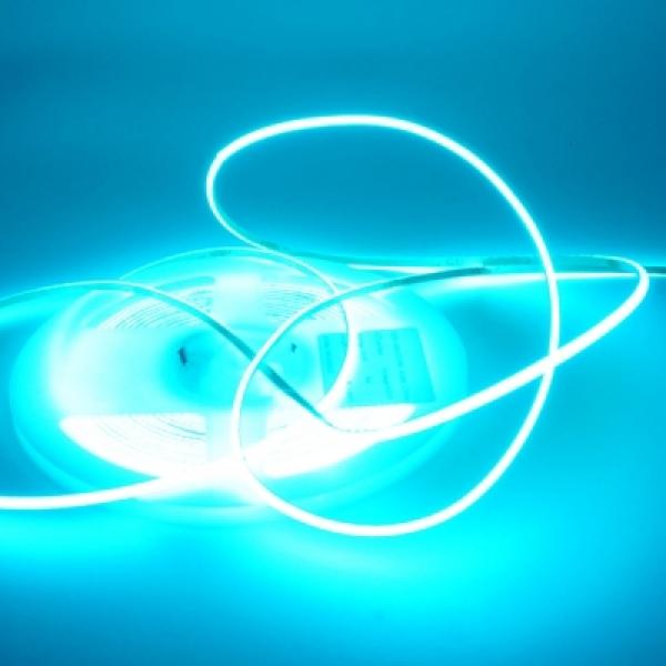 DC12V용 폭2.7mm COB 초슬림 면발광 LED바 아이스블루LED