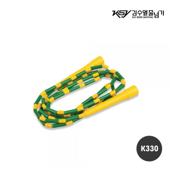 김수열 유아용색동줄넘기K-330(그린옐로)