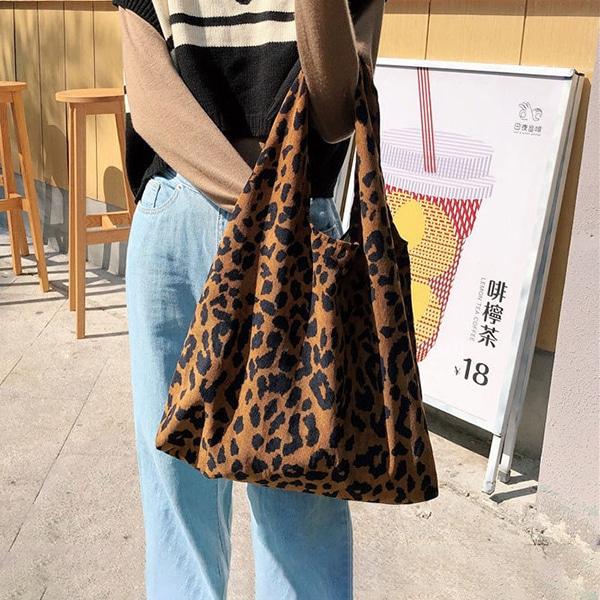 [CC728] LKB101L / 레오파드 숄더백 에코백
