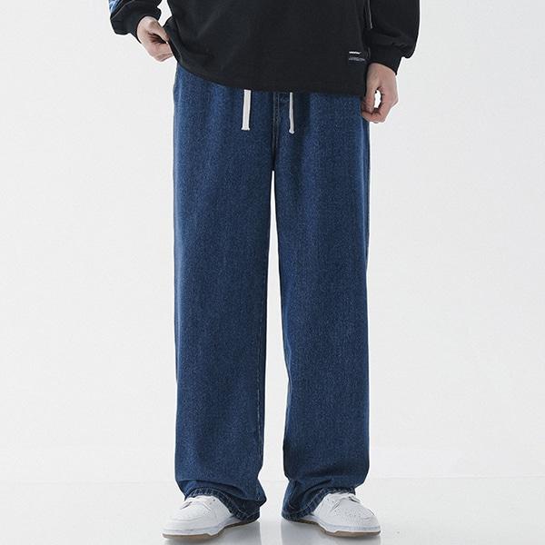 [CC701] IS-DNP13 / 허리밴딩 데님 팬츠