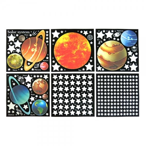 c26 야광STICKER태양계 GS-601
