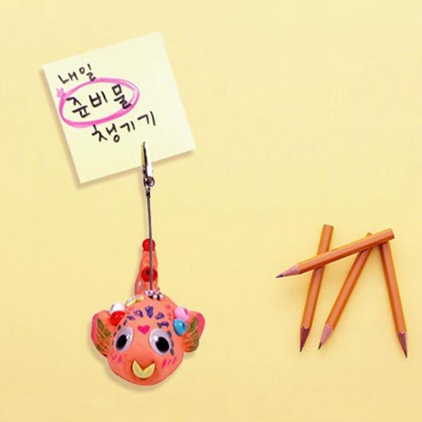만들기놀이 데코 물고기집게만들기