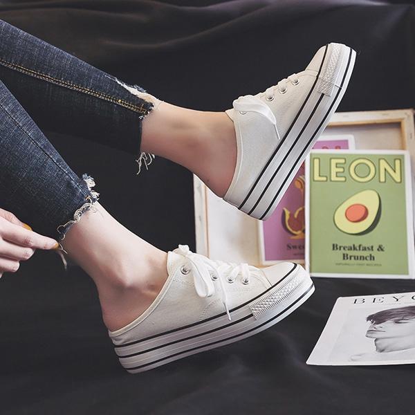 [CC801] ZG9002 / 통굽 뮬 스니커즈