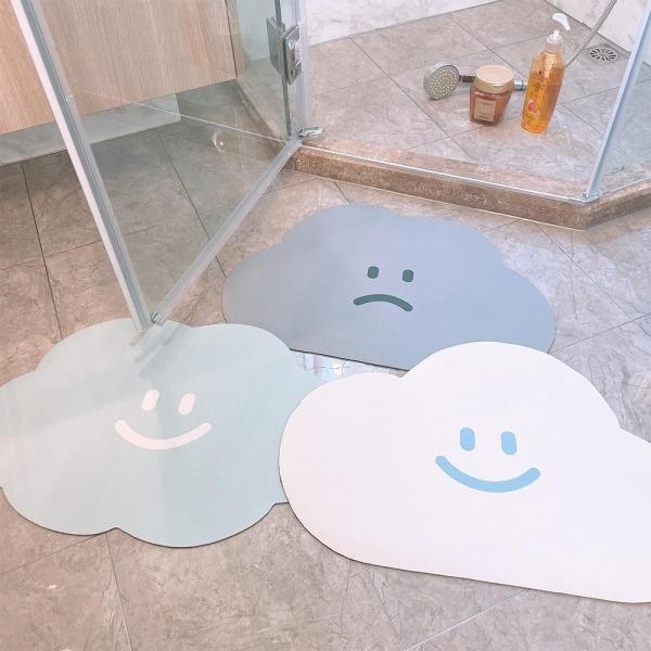 주방 욕실 화장실 구름 규조토 발 판 매트