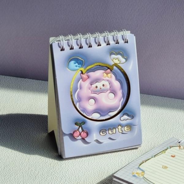 3D퐁신스탠드수첩 [랜덤]