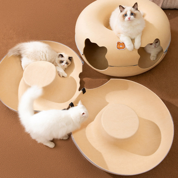 고양이터널 캣 숨숨 터널 미로 토끼