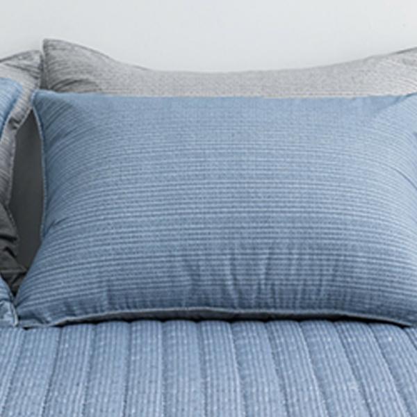 해피니 솔트 소프트마이크로 간절기 베개커버 50x70cm (블루) (베개솜 별매)