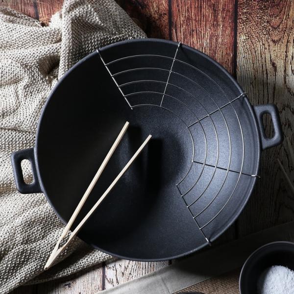 [벨르]클래식 무쇠 통주물팬 웍냄비3종/튀김용품 포함