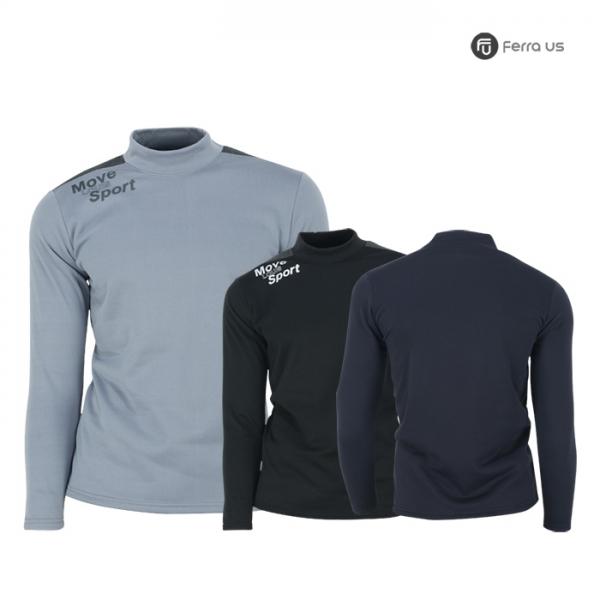 페라어스 남성 스판 기모반목 골프티셔츠 CTCLC2028W0