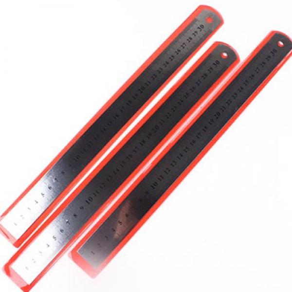 211E] 1000 정확한 스틸 자 30cm (12개세트)