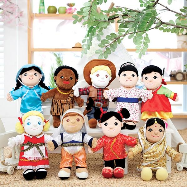 h64 태림 세계여러나라친구들 다문화인형 9종세트