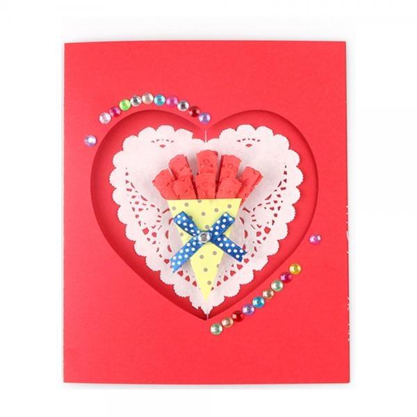 유니아트(DIY) 2500 카네이션 모빌 카드 만들기 (DIY.597)
