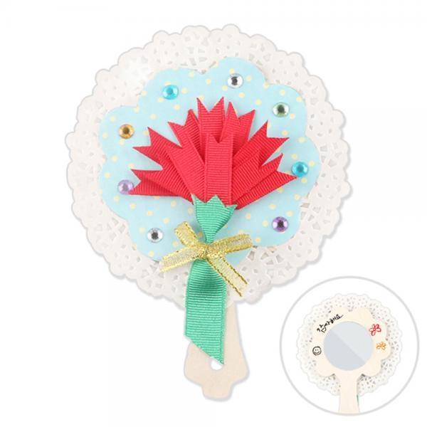 유니아트(DIY) 2000 카네이션 손거울 만들기 (꽃) (DIY.599)