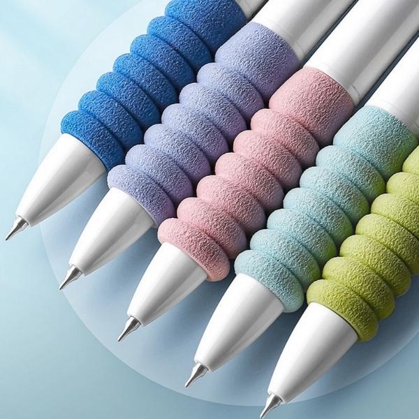 손가락이 편한 손잡이 쿠션 중성볼펜 0.5mm 클라우드 볼펜