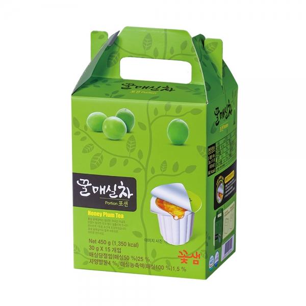 꽃샘 꿀 매실차 포션 15개입 액상차