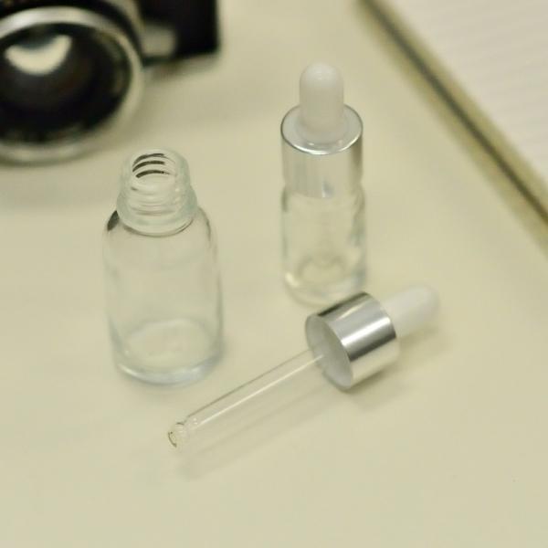 휴대용 투명 유리 스포이드 공병 용기 5ml