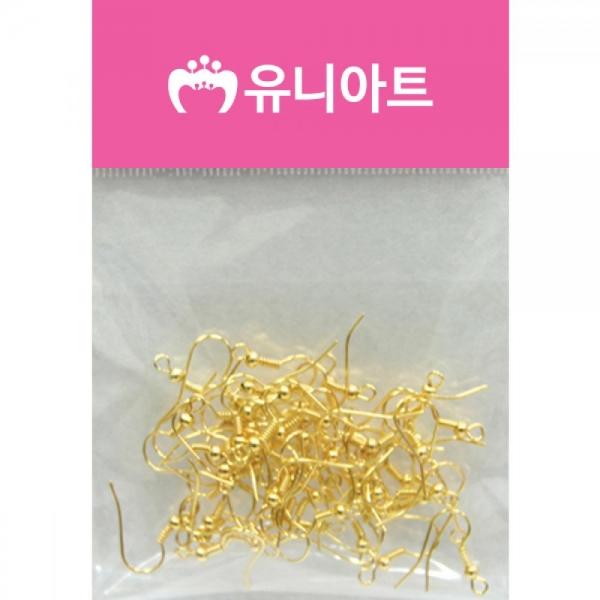 유니아트 만들기재료 귀걸이 금색