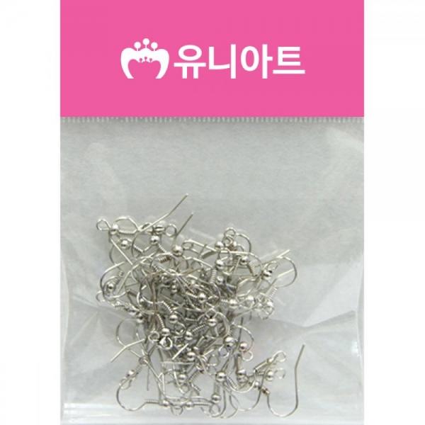 유니아트 만들기재료 귀걸이 은색