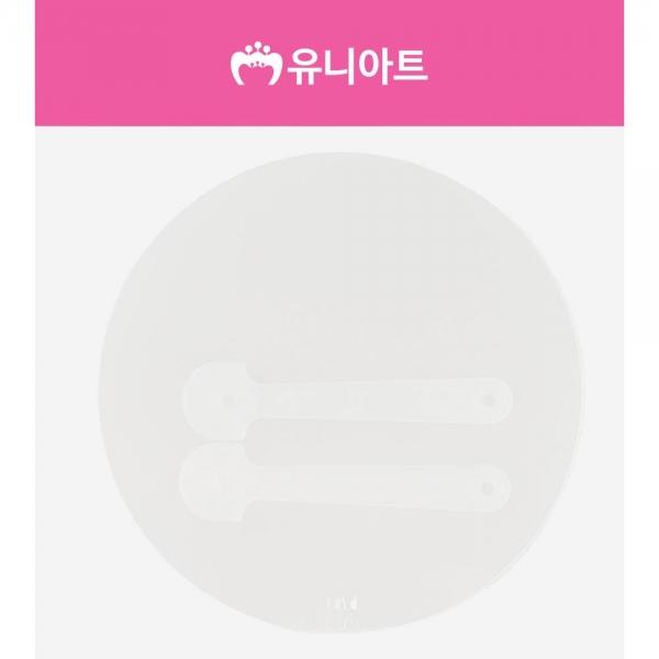 2000 손잡이투명부채 원형