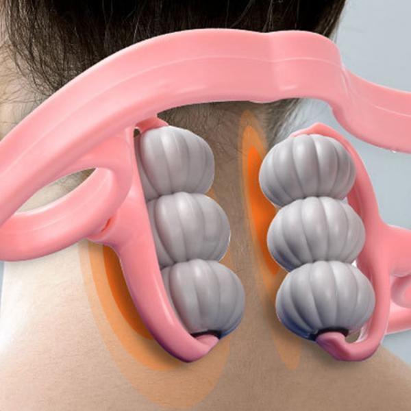 휴대용 목 어깨 승모근 핸드마사지기 안마기