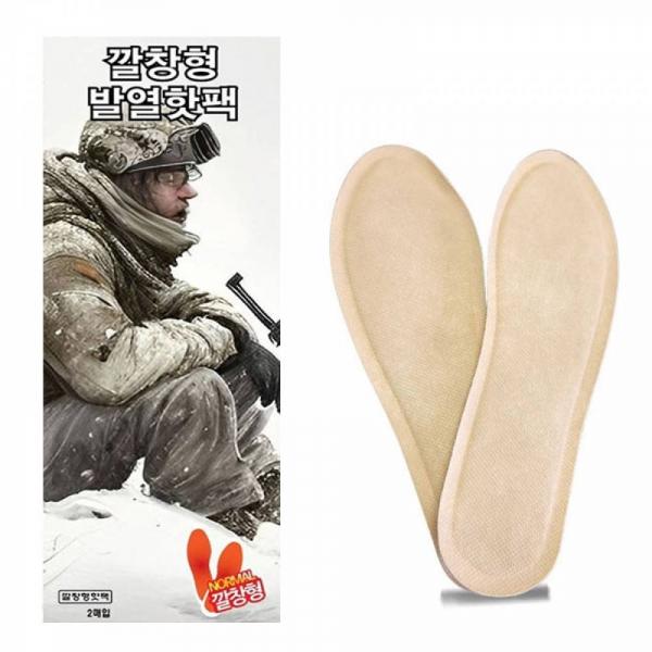 발열 온열 신발 팩 발 깔창 핫팩 2P DD-12538