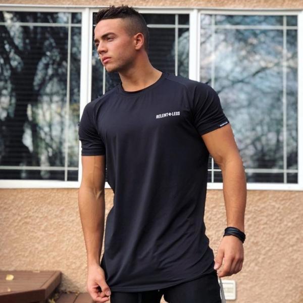 릴렌트레스기능성머슬핏반팔 반팔티 헬스장 운동복