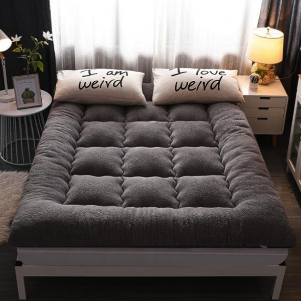 자가발열 불멍토퍼 양털토퍼 S Q K 두툼한토퍼 침대매트 차박매트 차박토퍼