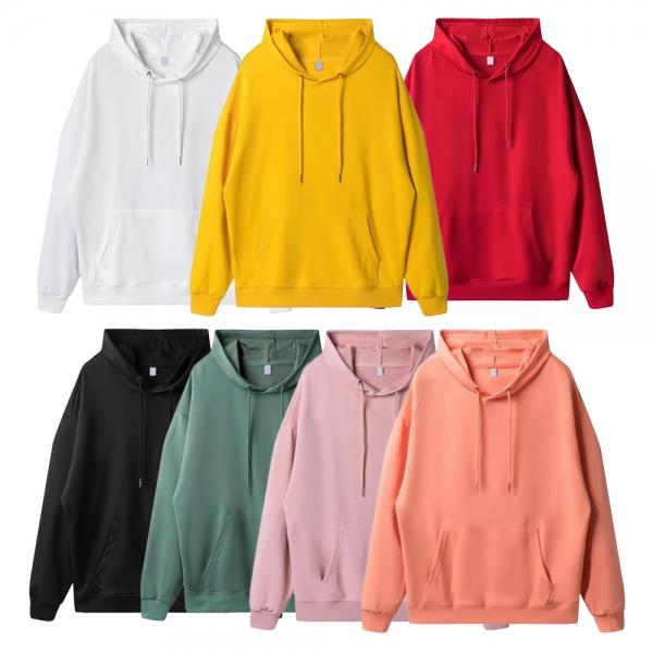 캐주얼 단색 포켓 후드티 교복 생활복 학생복 티셔츠.