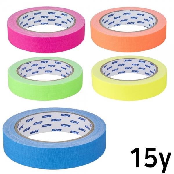 KUPO 마스킹테이프 형광 Cloth 바닥라인 테이프 (24mmx15yard) (CSS-2415) (택1) 연극 영화 소품