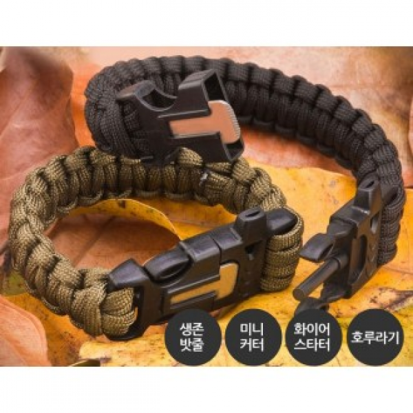 K10009A 부싯돌서바이벌팔찌 파이어스타터