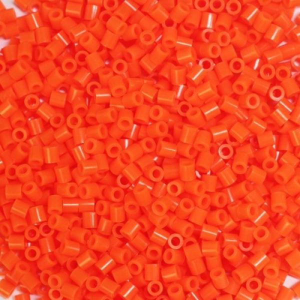 35)컬러비즈 진한주황 5x5mm (약1000개입)