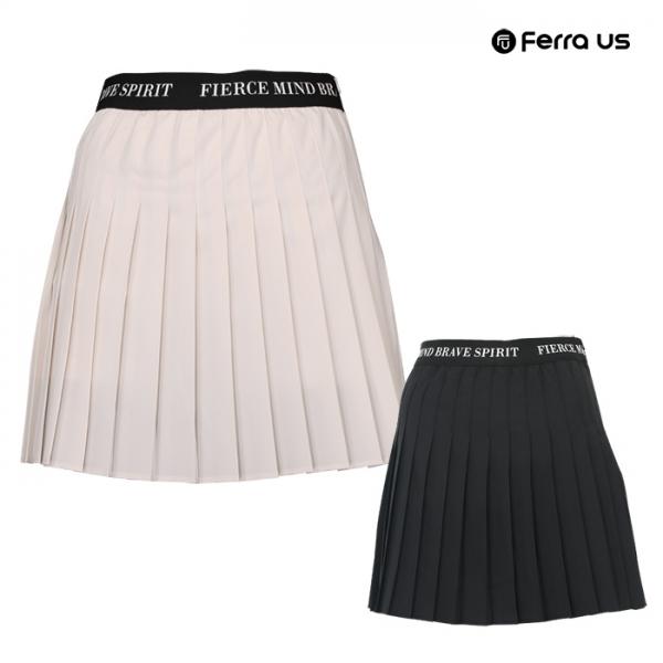 페라어스 여성 디자인폰트 밴딩 주름스커트 ASYE4176M2